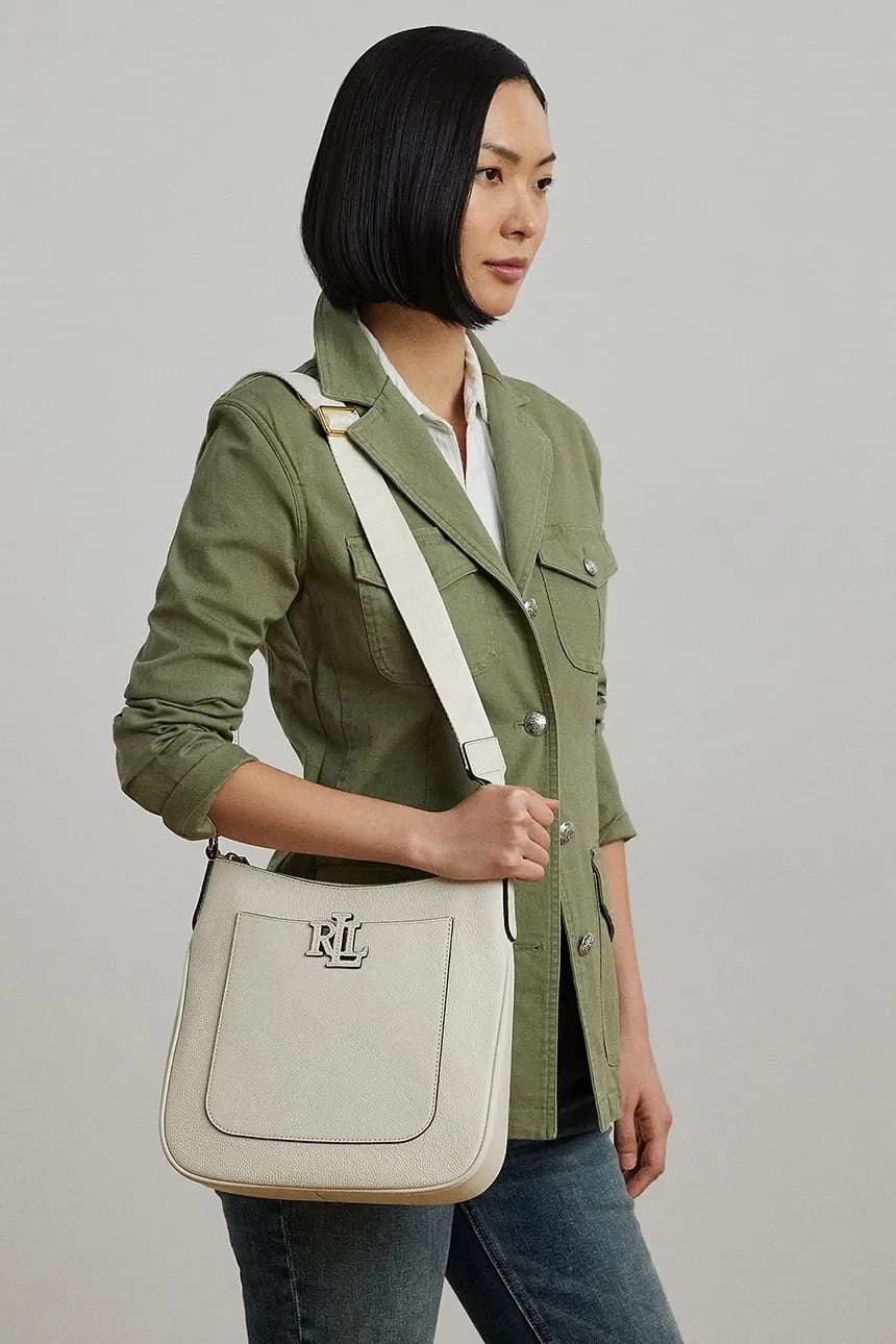 Женская кожаная сумка через плечо - фото 6