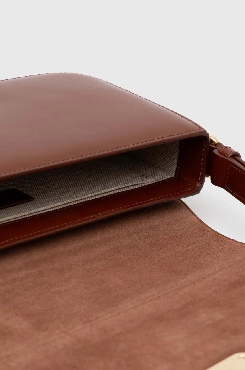 Кожаная сумка Sac Grace Baguette - фото 5