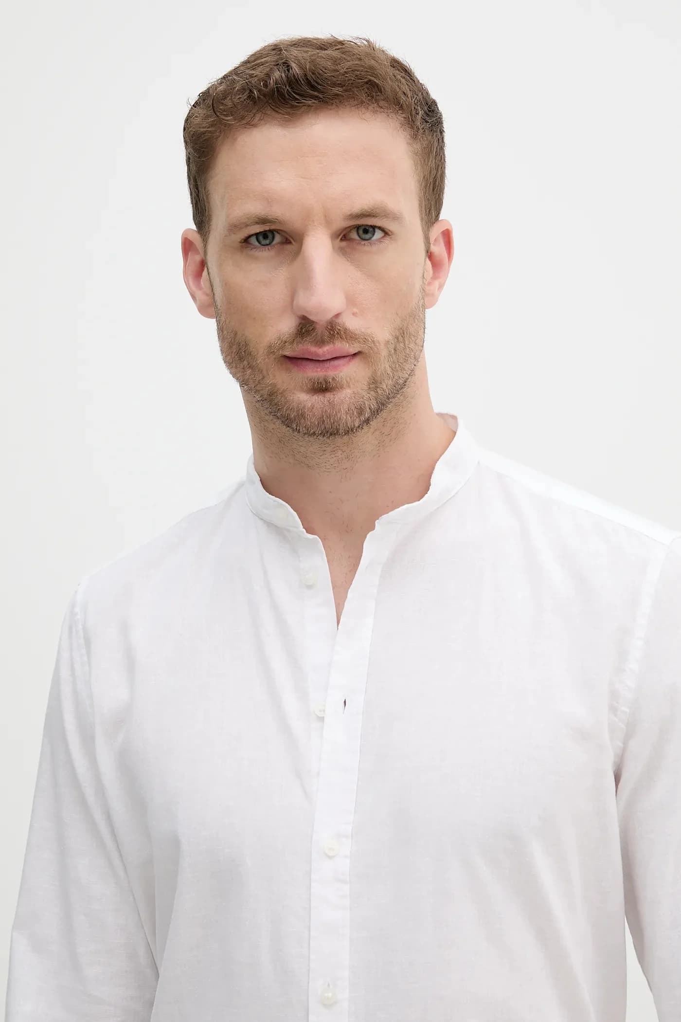 Льняная рубашка - фото 3