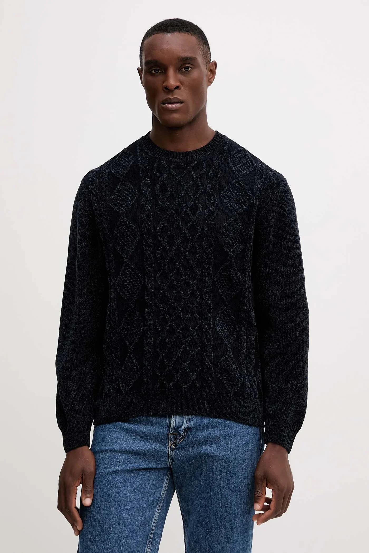 Свитер из смесовой шерсти