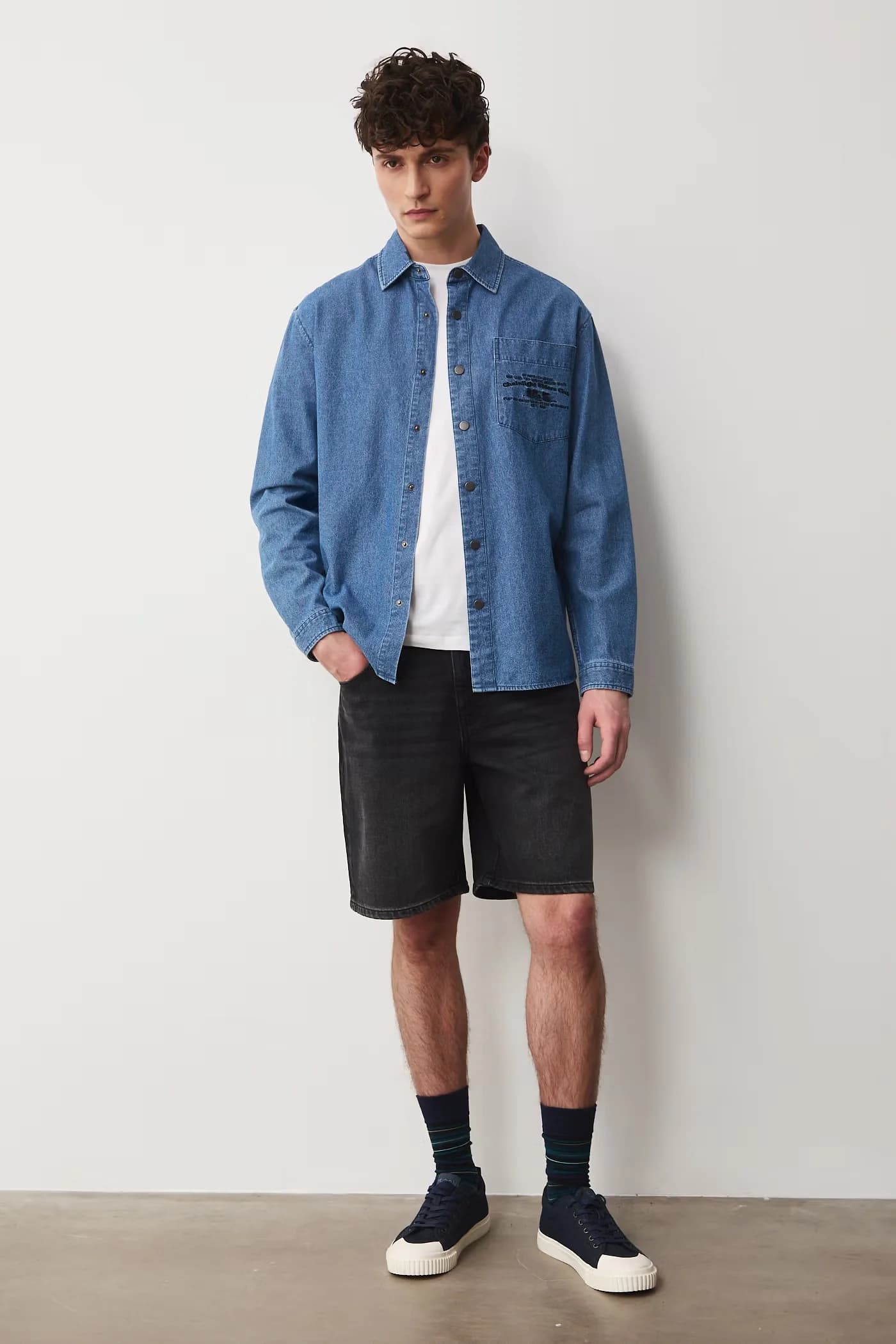 Мужские джинсовые шорты