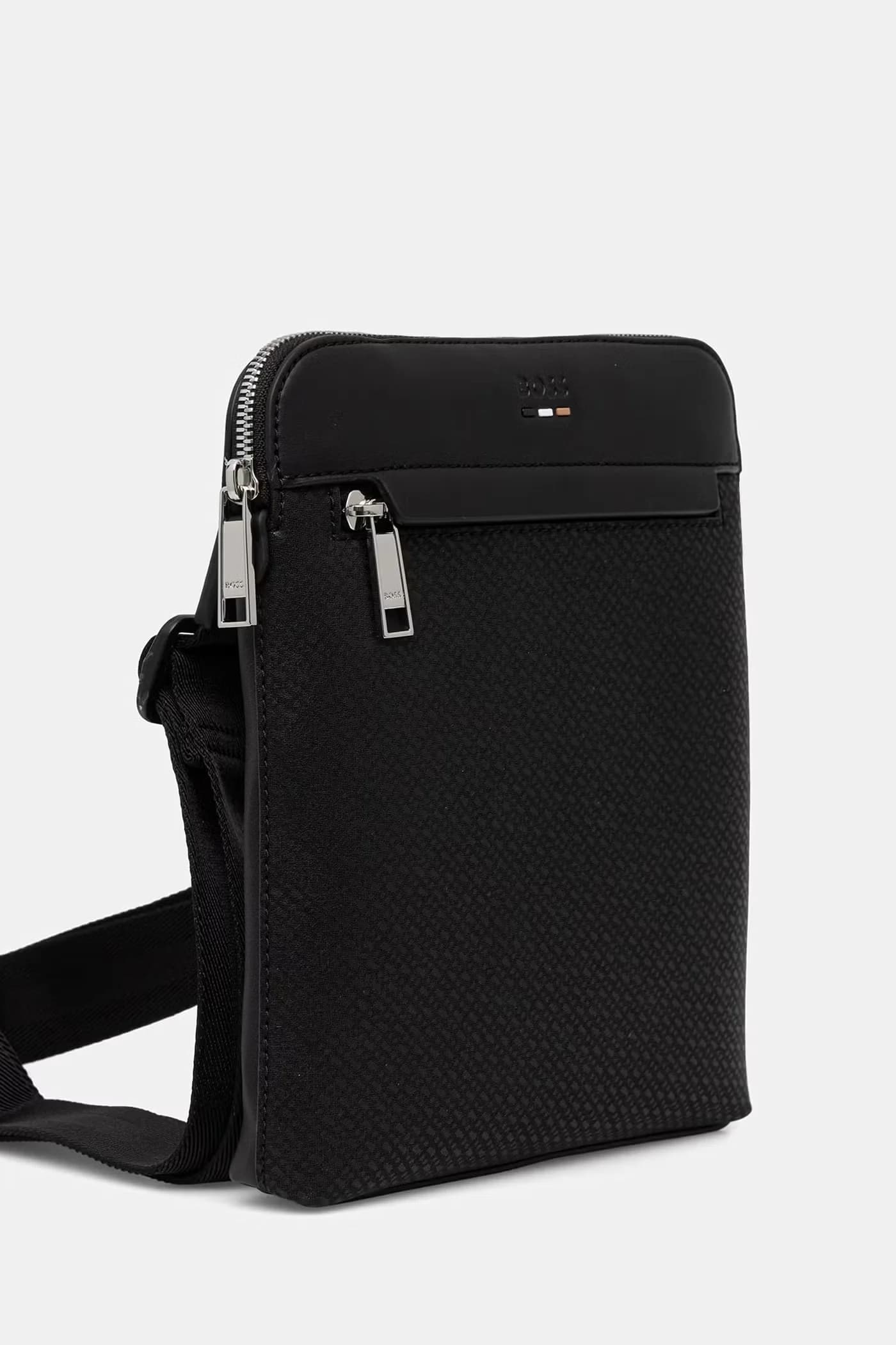 Мужская сумка через плечо из искусственной кожи. - фото 2