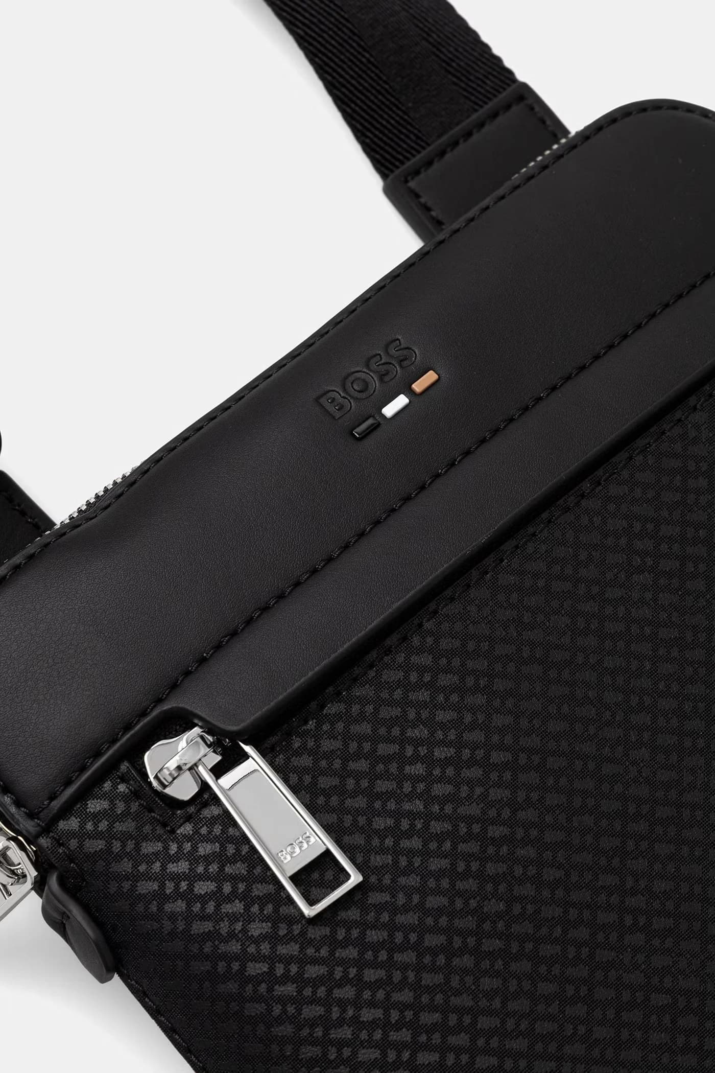 Мужская сумка через плечо из искусственной кожи. - фото 4