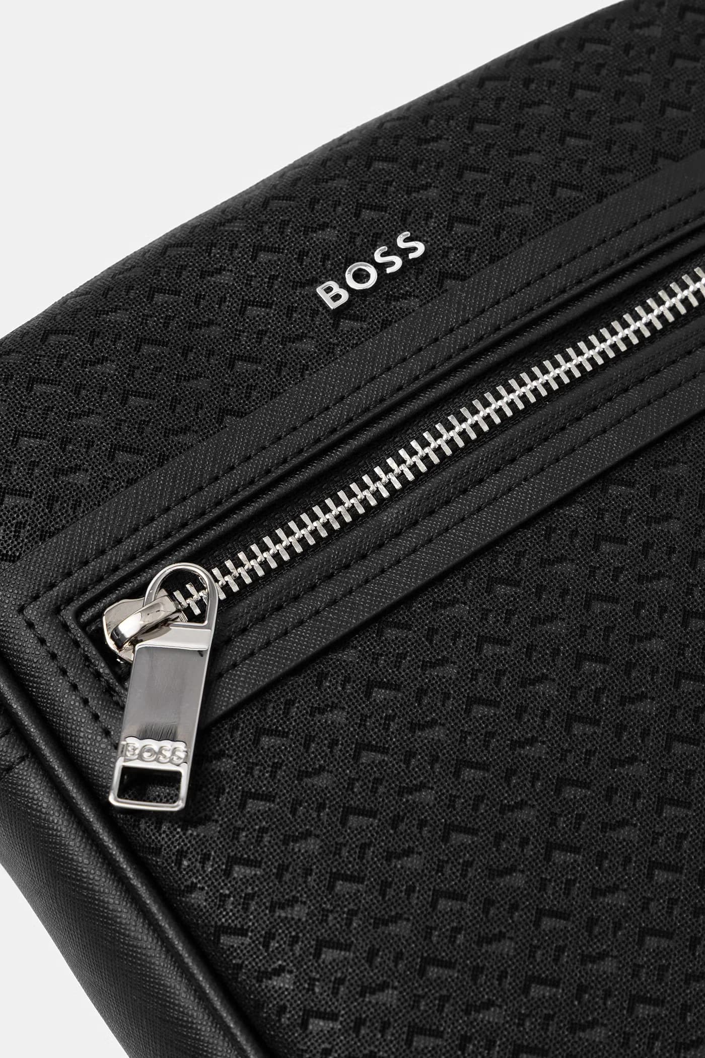 Мужская сумка через плечо из искусственной кожи. - фото 4