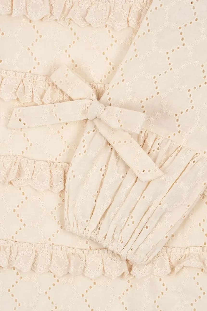 Детское хлопковое платье FRILLA DRESS - фото 3