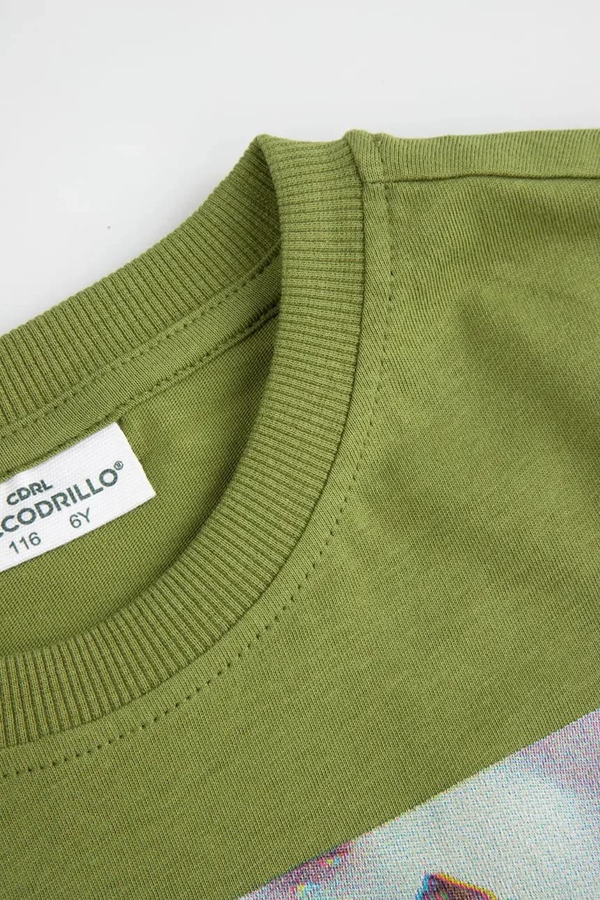 Детская хлопковая футболка - фото 3