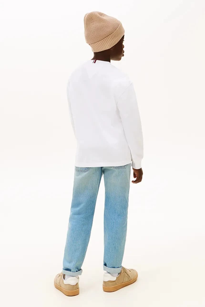 Детская хлопковая рубашка с длинным рукавом - фото 5