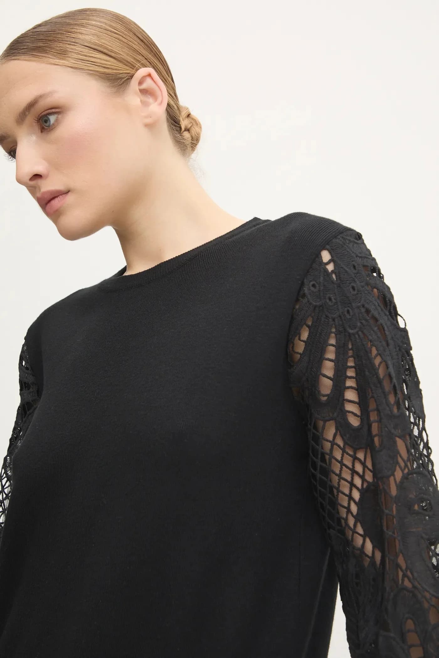 Свитер из смесовой шерсти