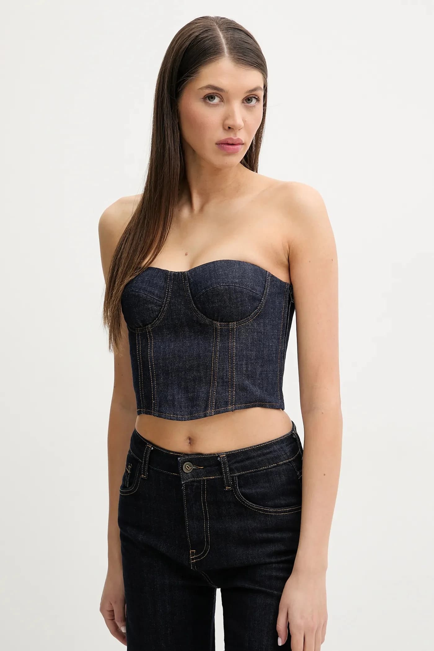 Джинсовый топ