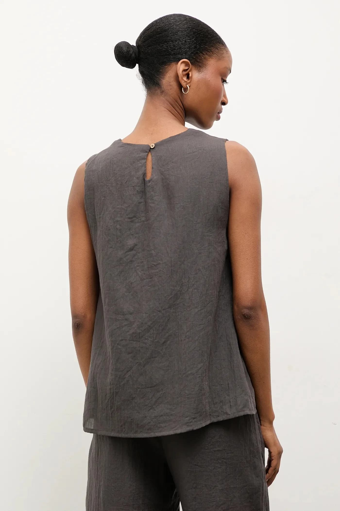 Льняная блузка - фото 3