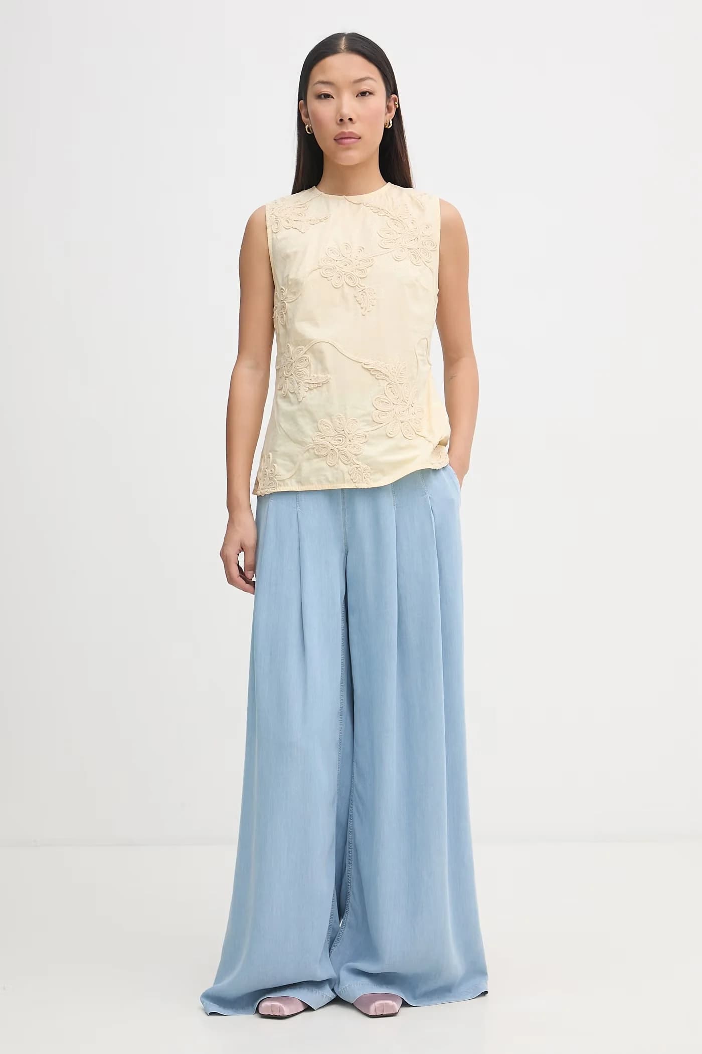 Детская хлопковая блузка - фото 2