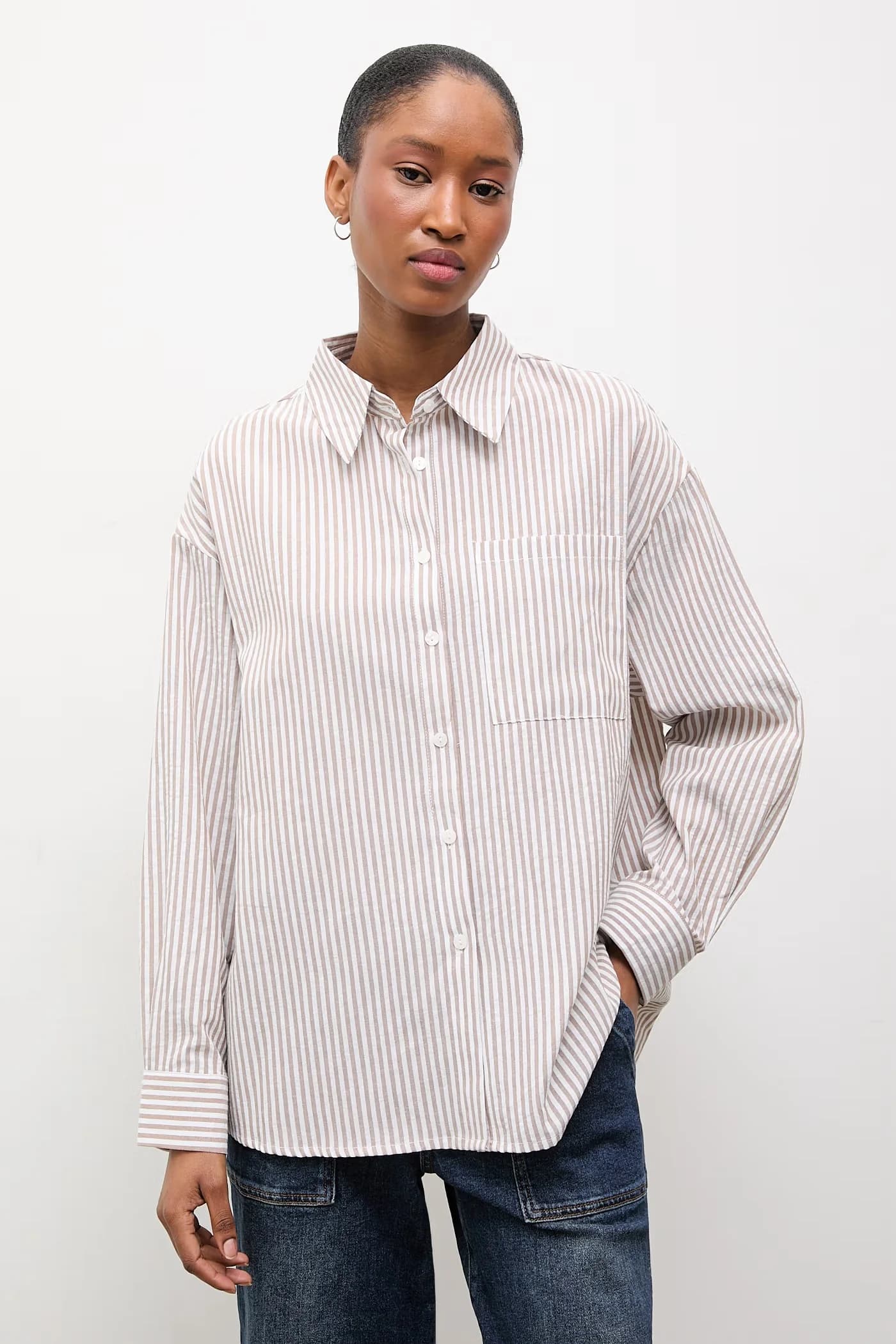 Рубашка с льном