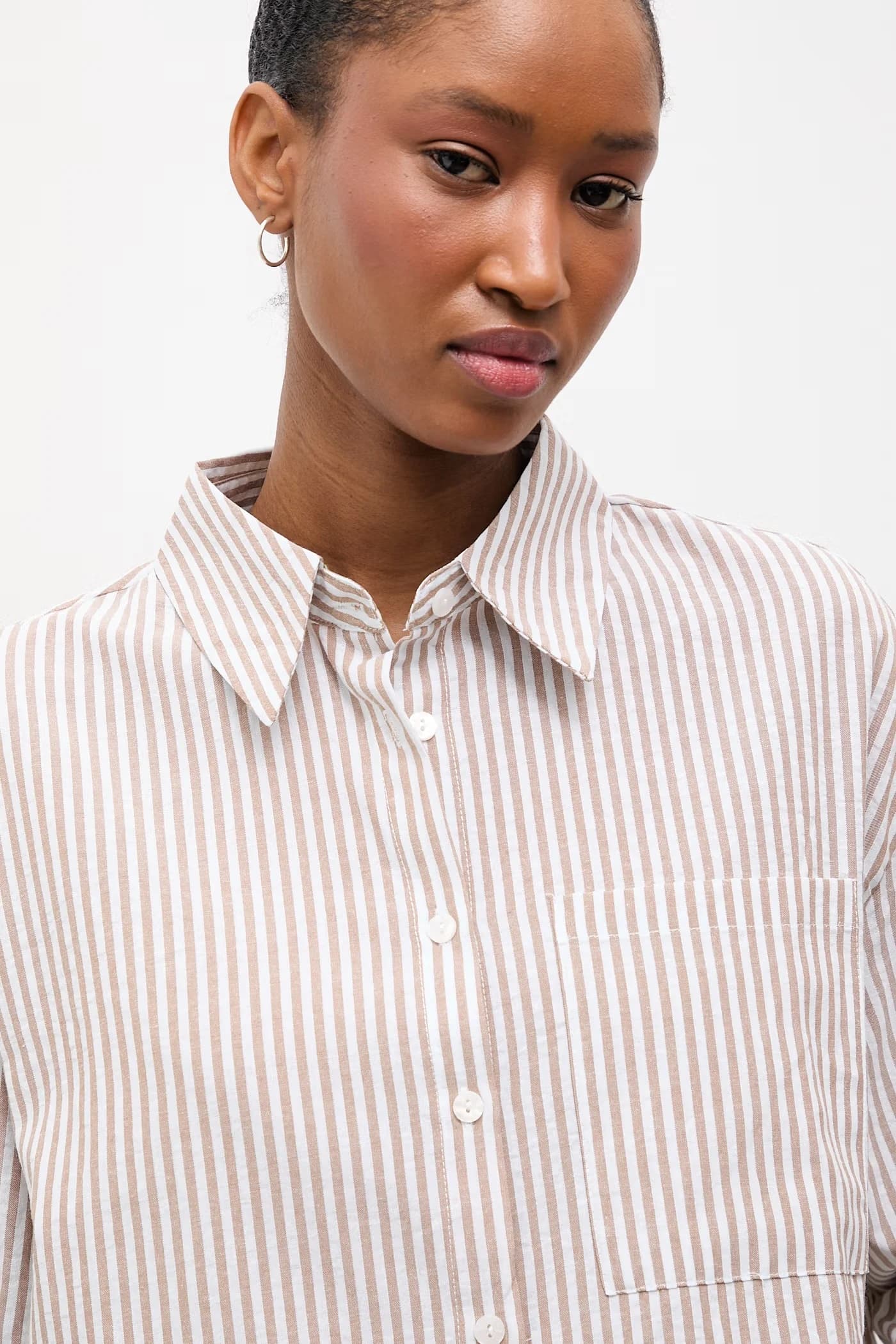 Рубашка с льном - фото 4