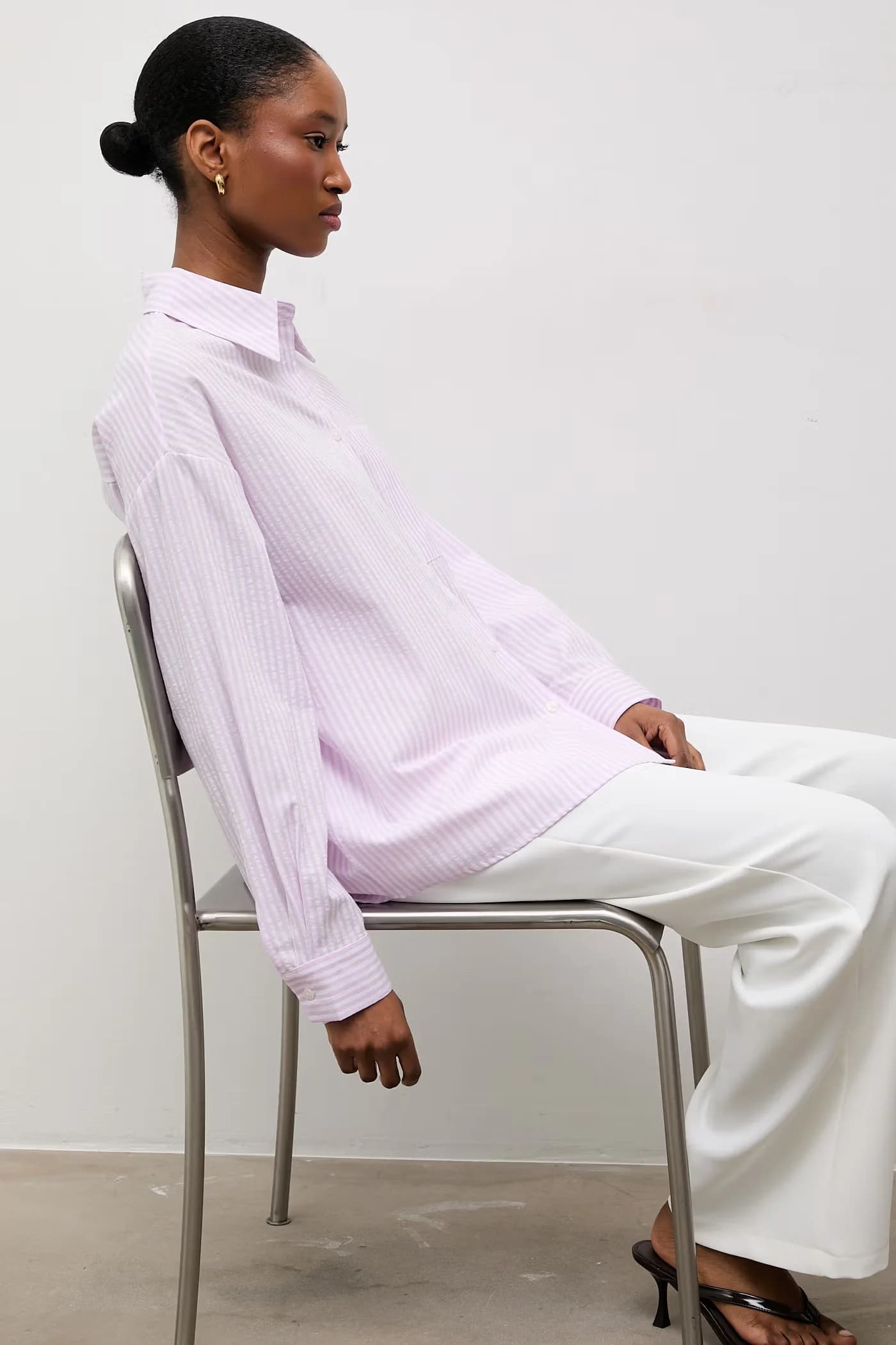 Рубашка с льном