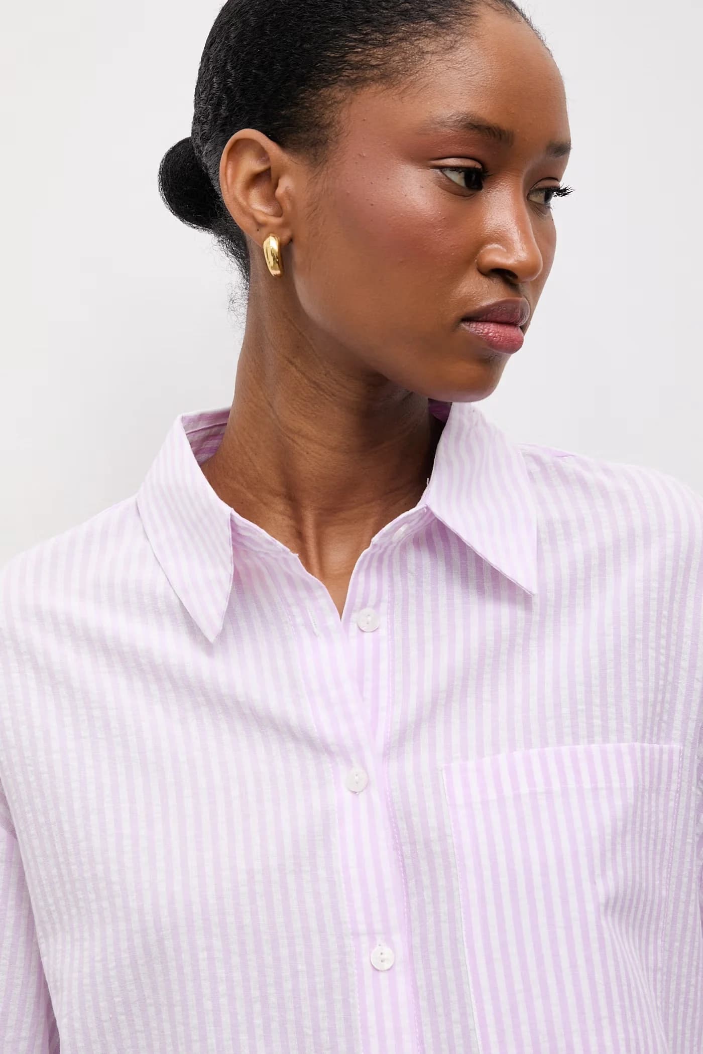 Рубашка с льном - фото 5