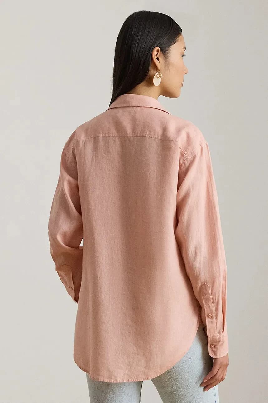 Женская льняная рубашка - фото 2