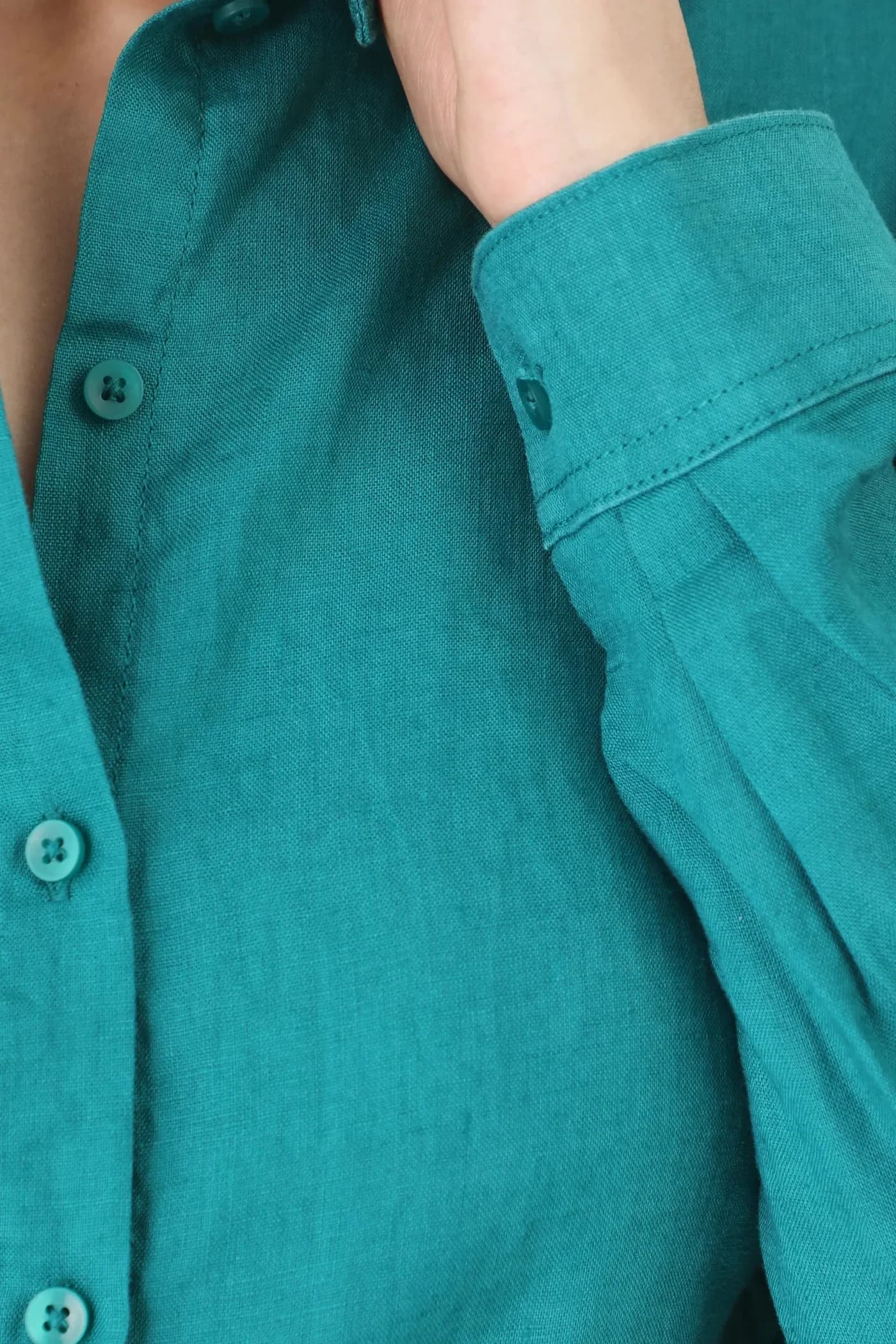 Льняная рубашка - фото 5