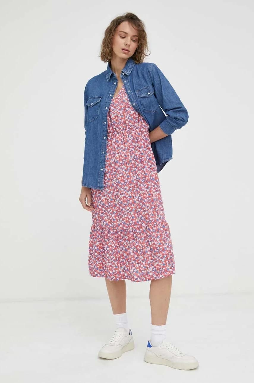 Джинсовая рубашка - фото 2