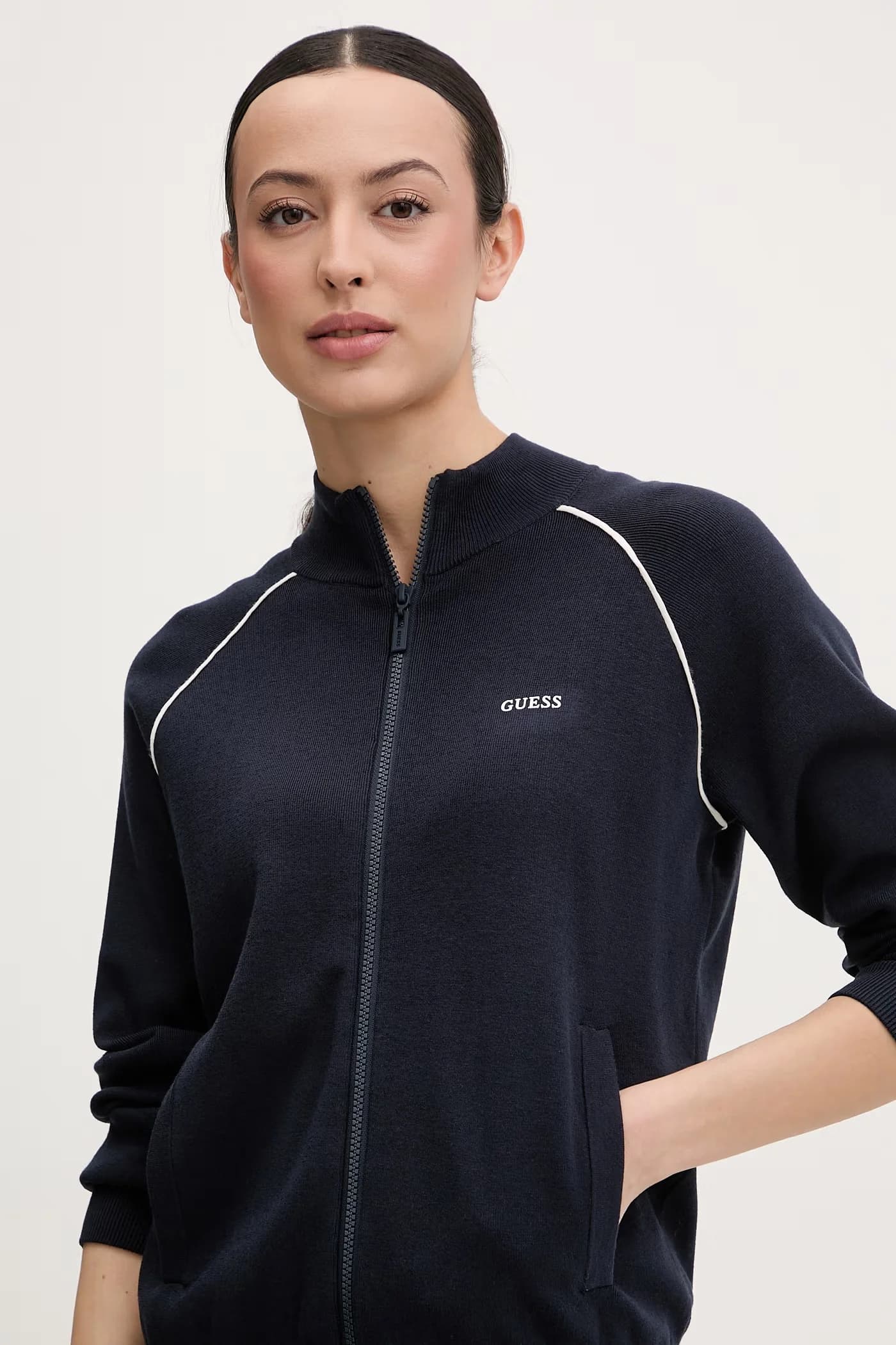 LAURENE женская вискозная толстовка на молнии - фото 4