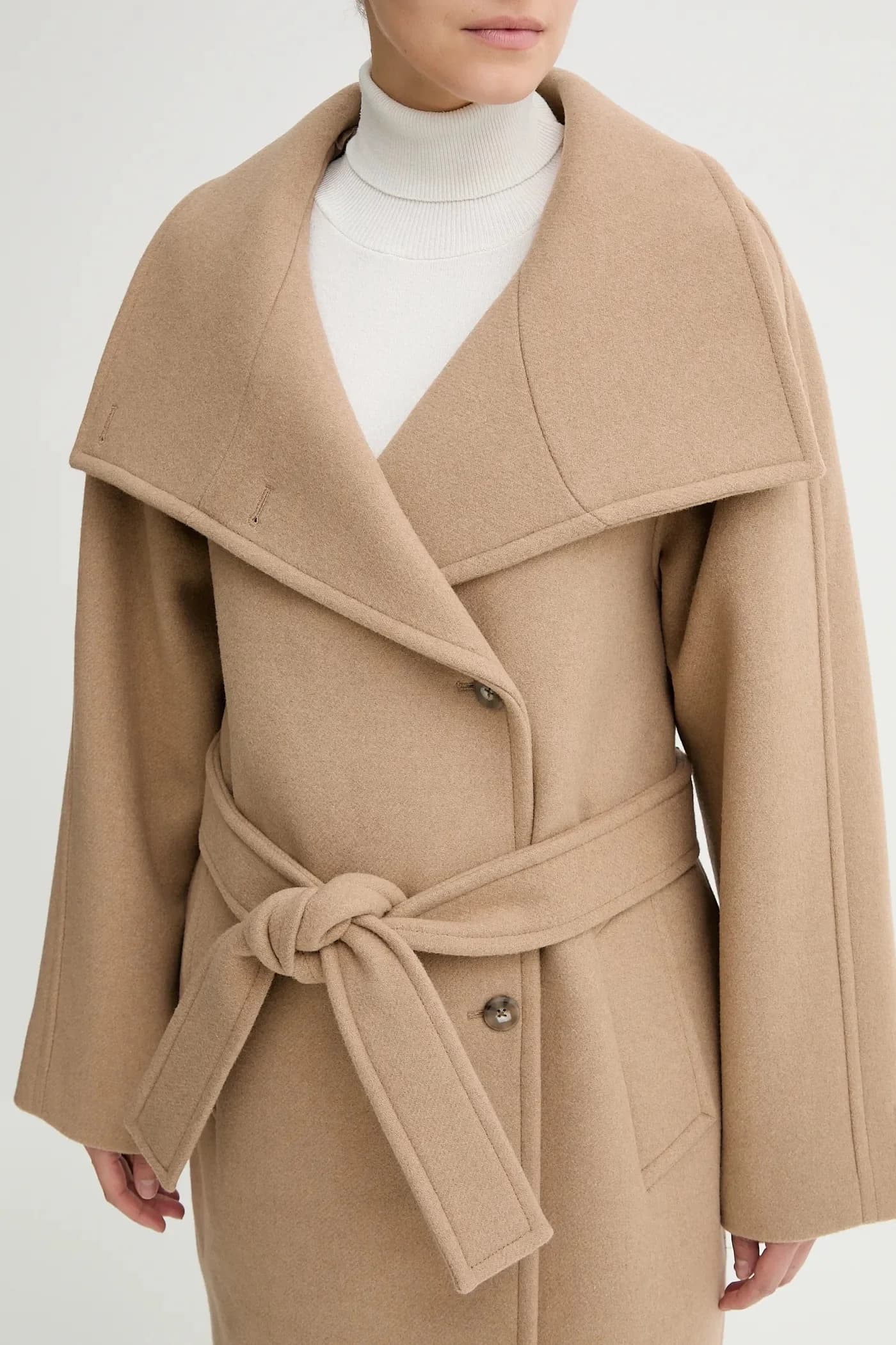 Шерстяное пальто - фото 5