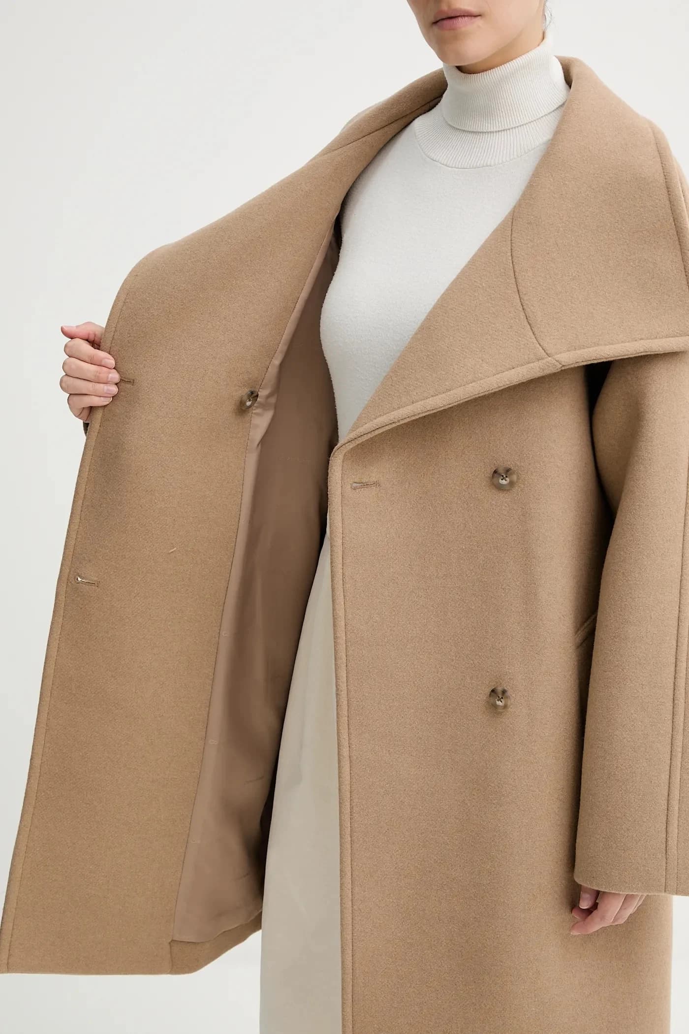 Шерстяное пальто - фото 7