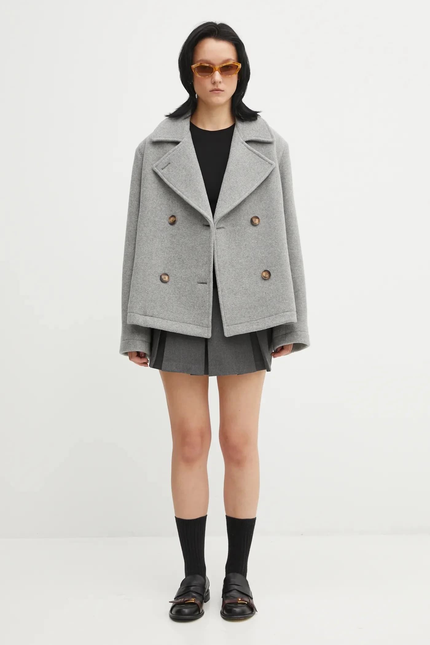 Пальто с добавлением шерсти - фото 6