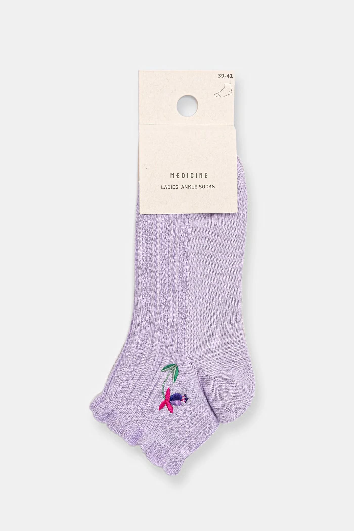 Женские хлопковые носки, 2 пары - фото 4