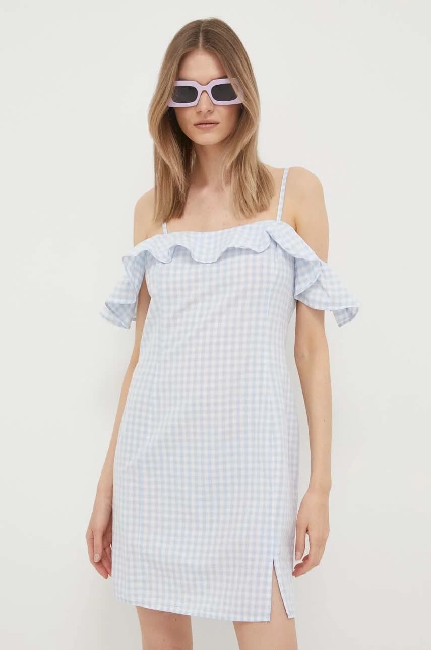 Платье из смесового льна - фото 2