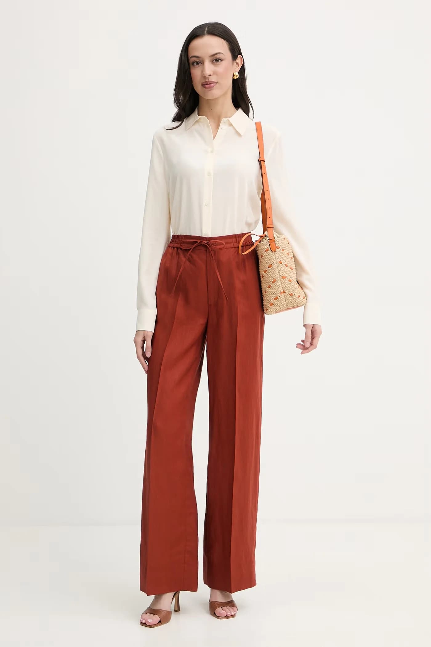 Женские льняные брюки - фото 2