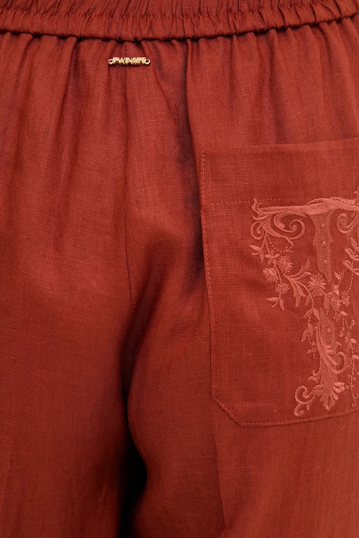 Женские льняные брюки - фото 4