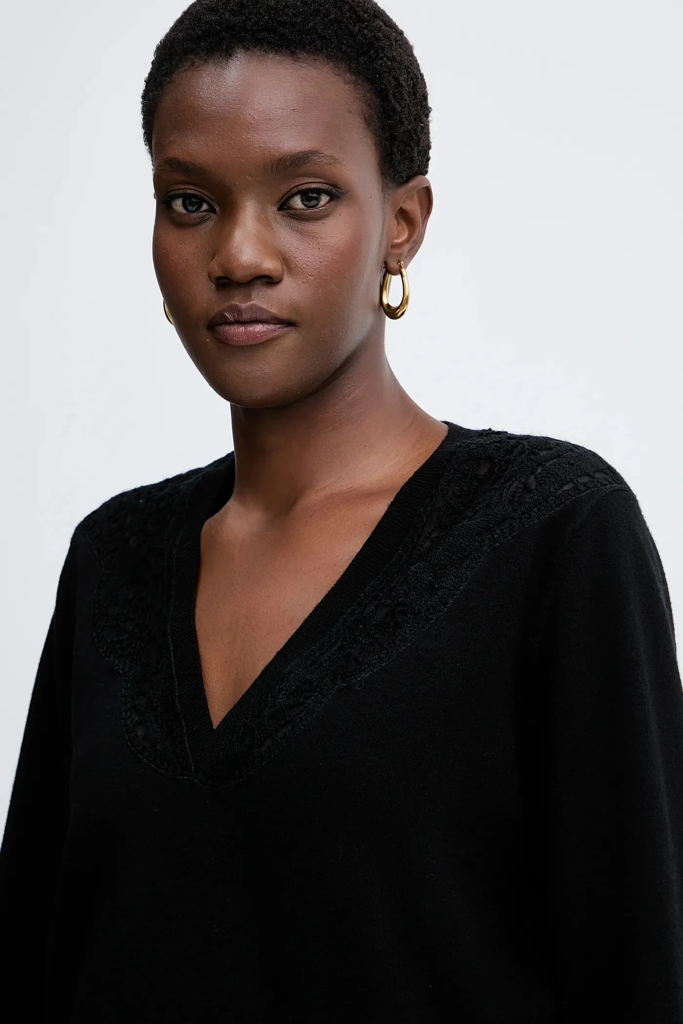 Свитер из смесовой шерсти - фото 4