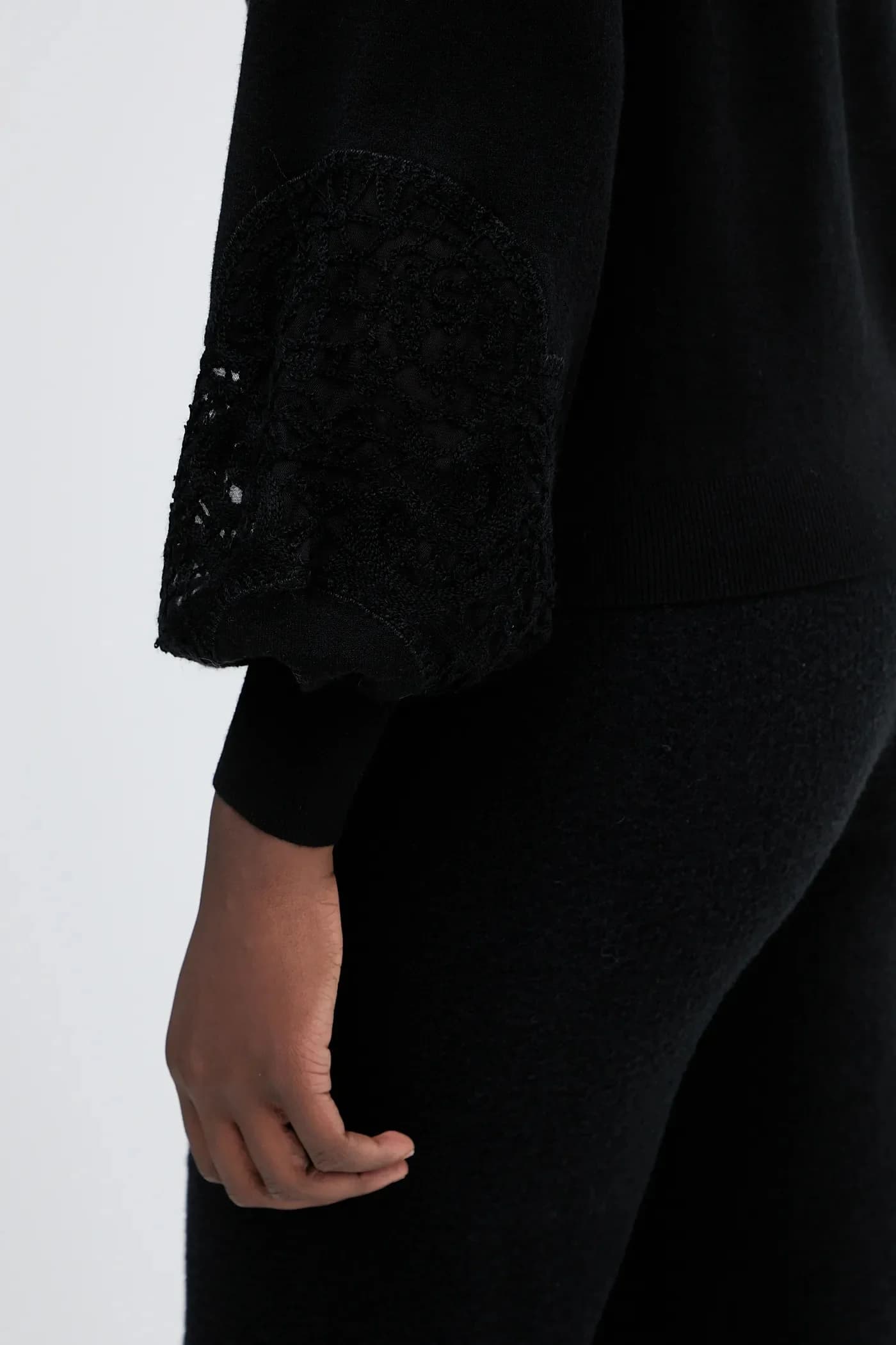 Свитер из смесовой шерсти - фото 5