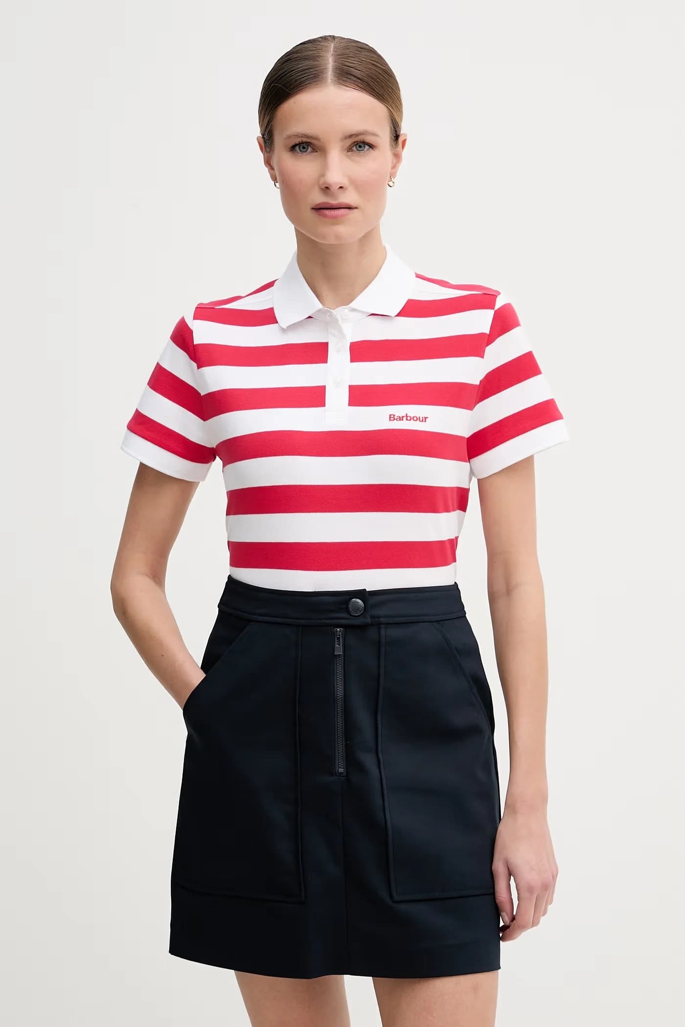 Женская хлопковая рубашка-поло Ashbourne