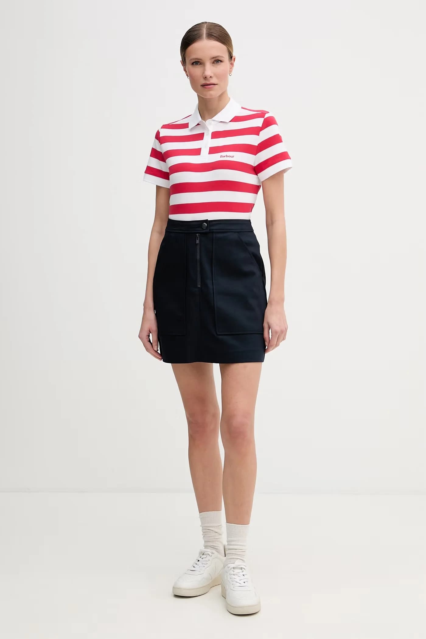 Женская хлопковая рубашка-поло Ashbourne - фото 2