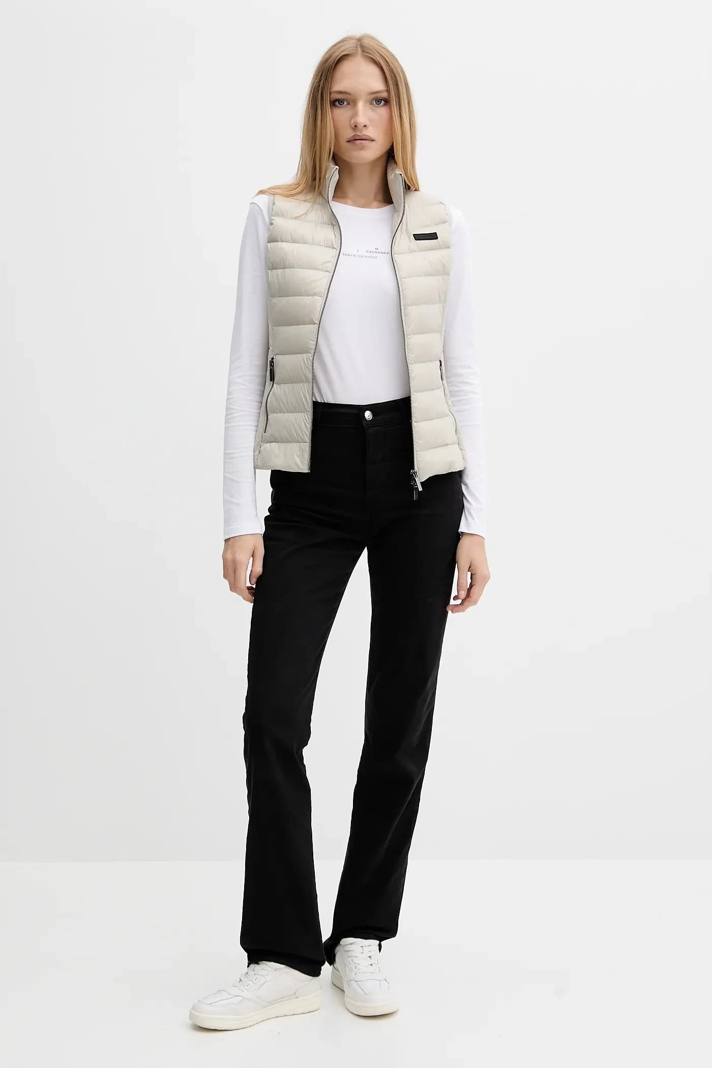 Хлопковая рубашка с длинным рукавом - фото 2