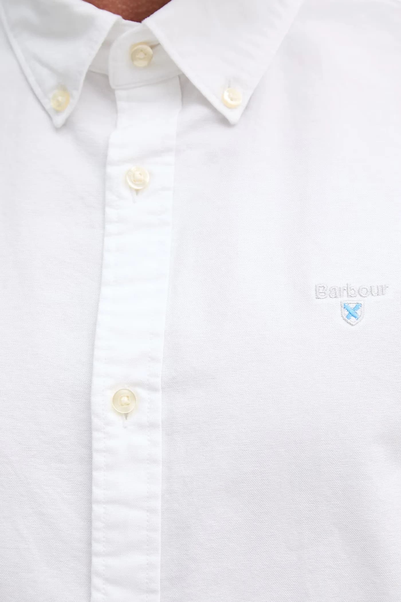 Мужская хлопковая оксфордская рубашка Oxtown S/S Tailored Shirt - фото 5