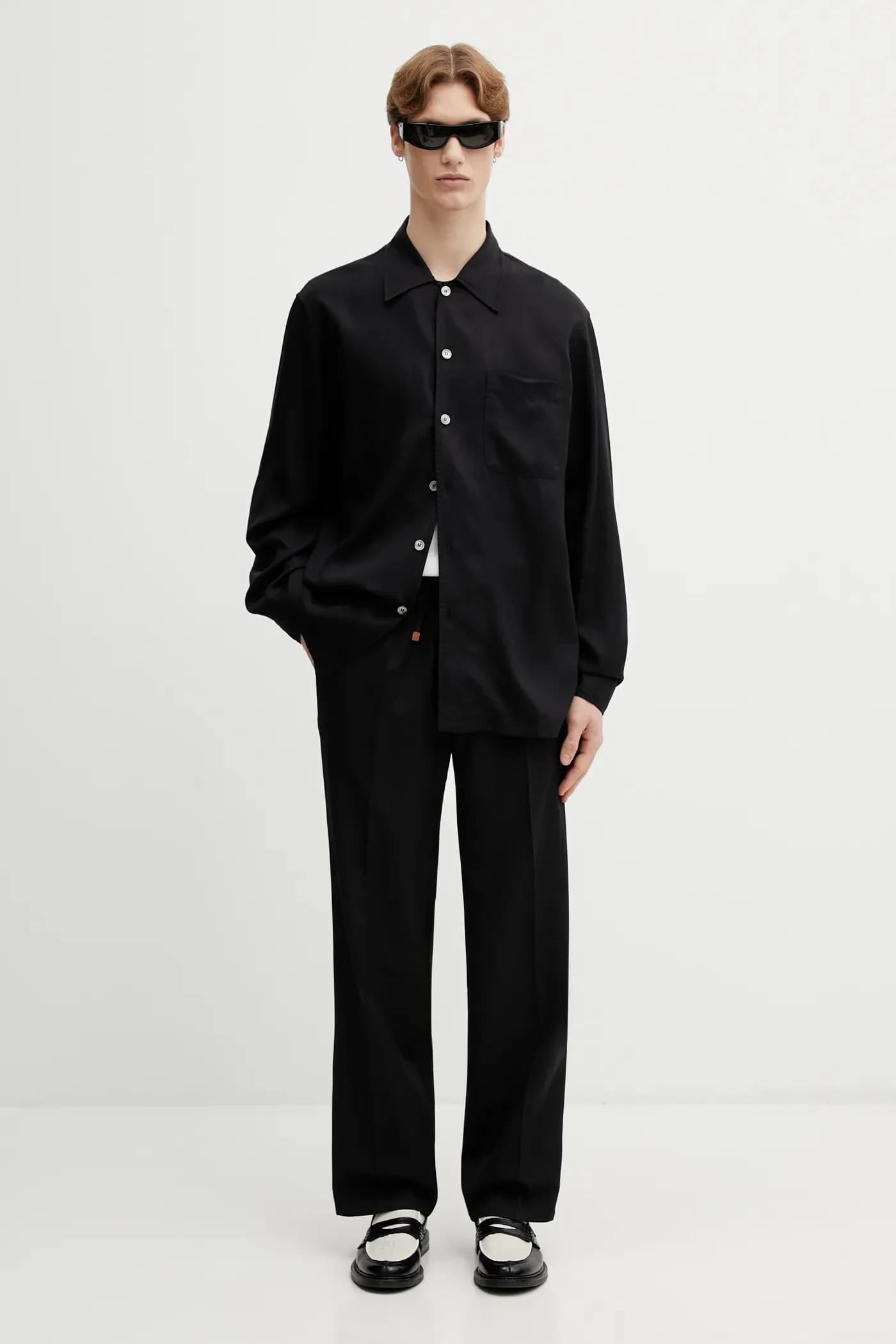Брюки Pantalon Droit из смесовой шерсти - фото 5