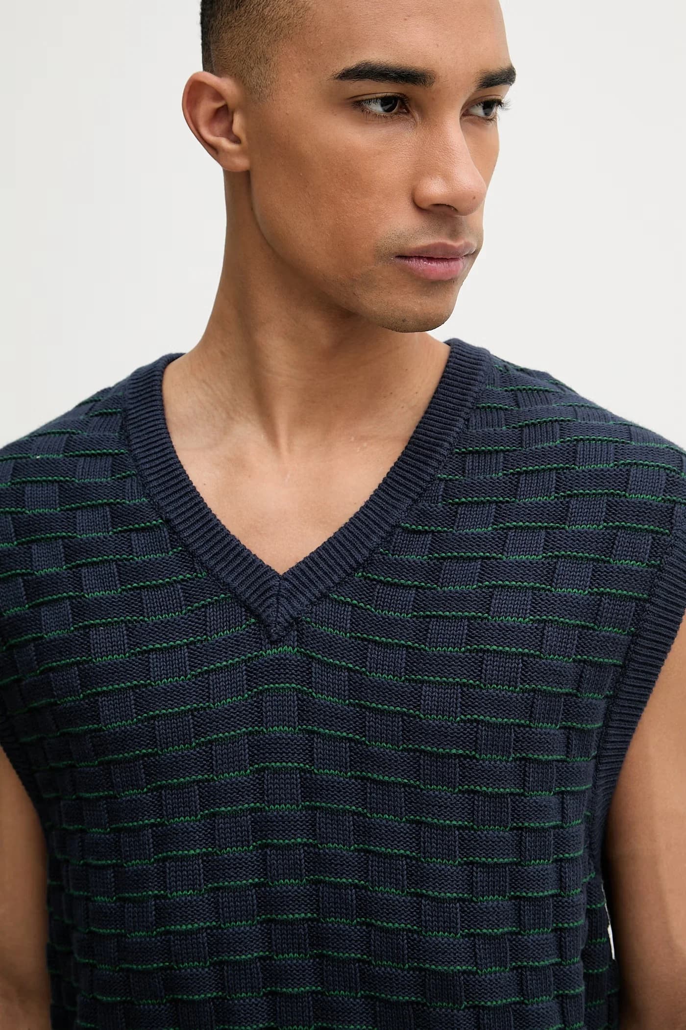 Мужской хлопковый жилет SKYLINE SWEATER VEST - фото 4