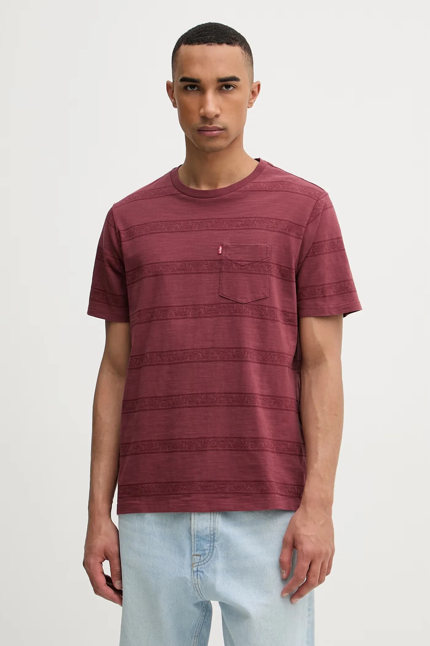 Мужская футболка из хлопка SS CLASSIC POCKET TEE - фото 1