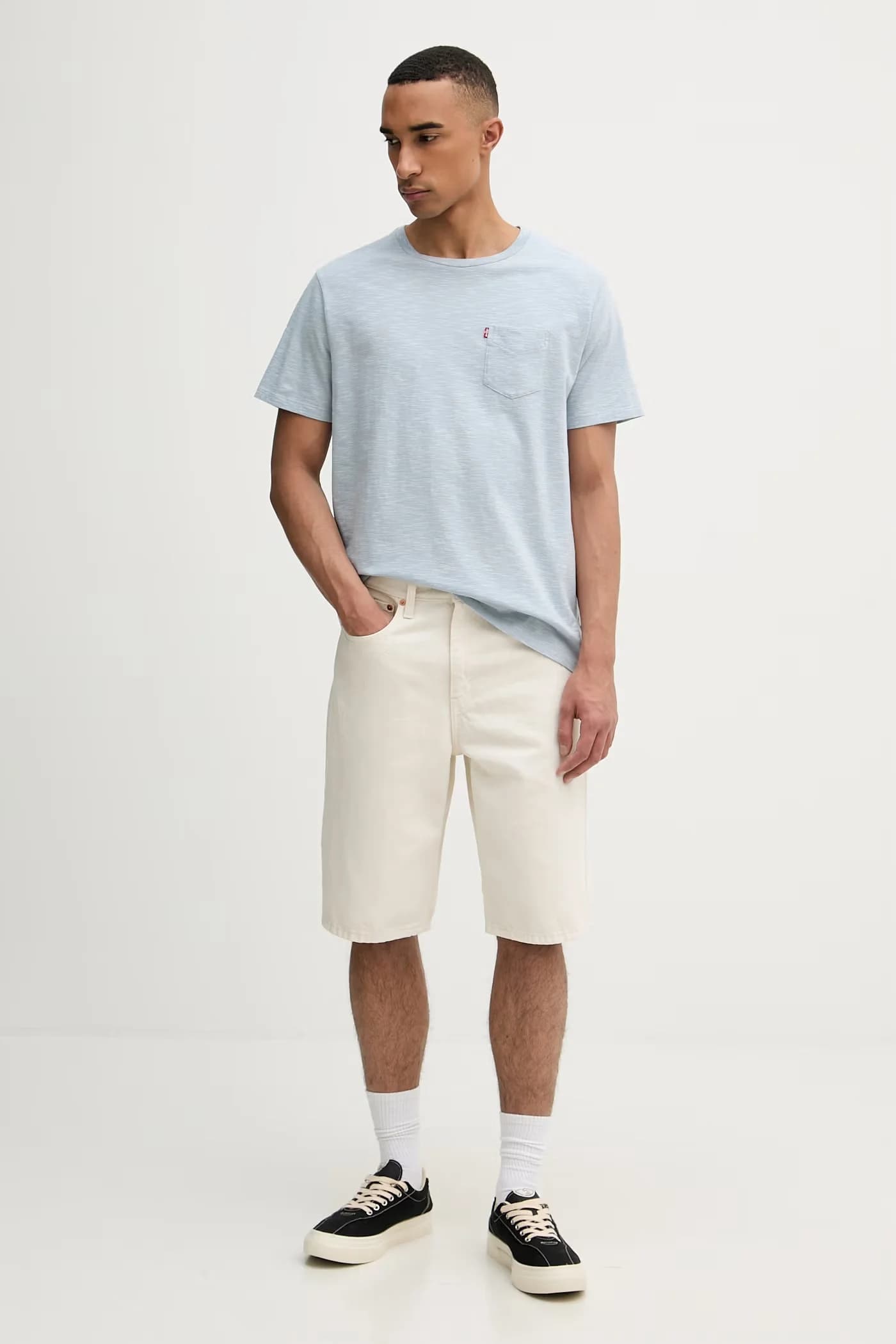 Мужская футболка из хлопка SS CLASSIC POCKET TEE - фото 2