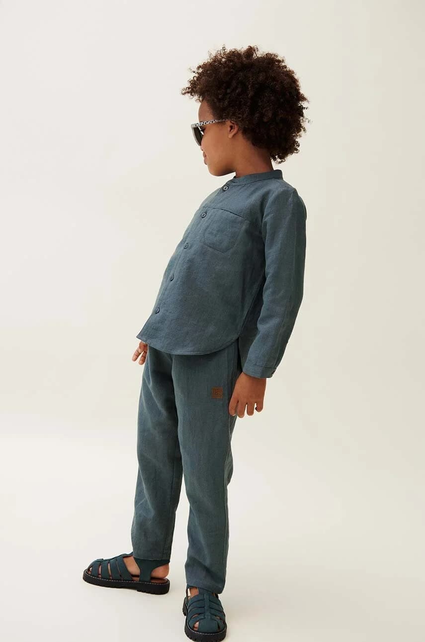 Детские брюки из смесового льна Orlando Linen Pants - фото 1