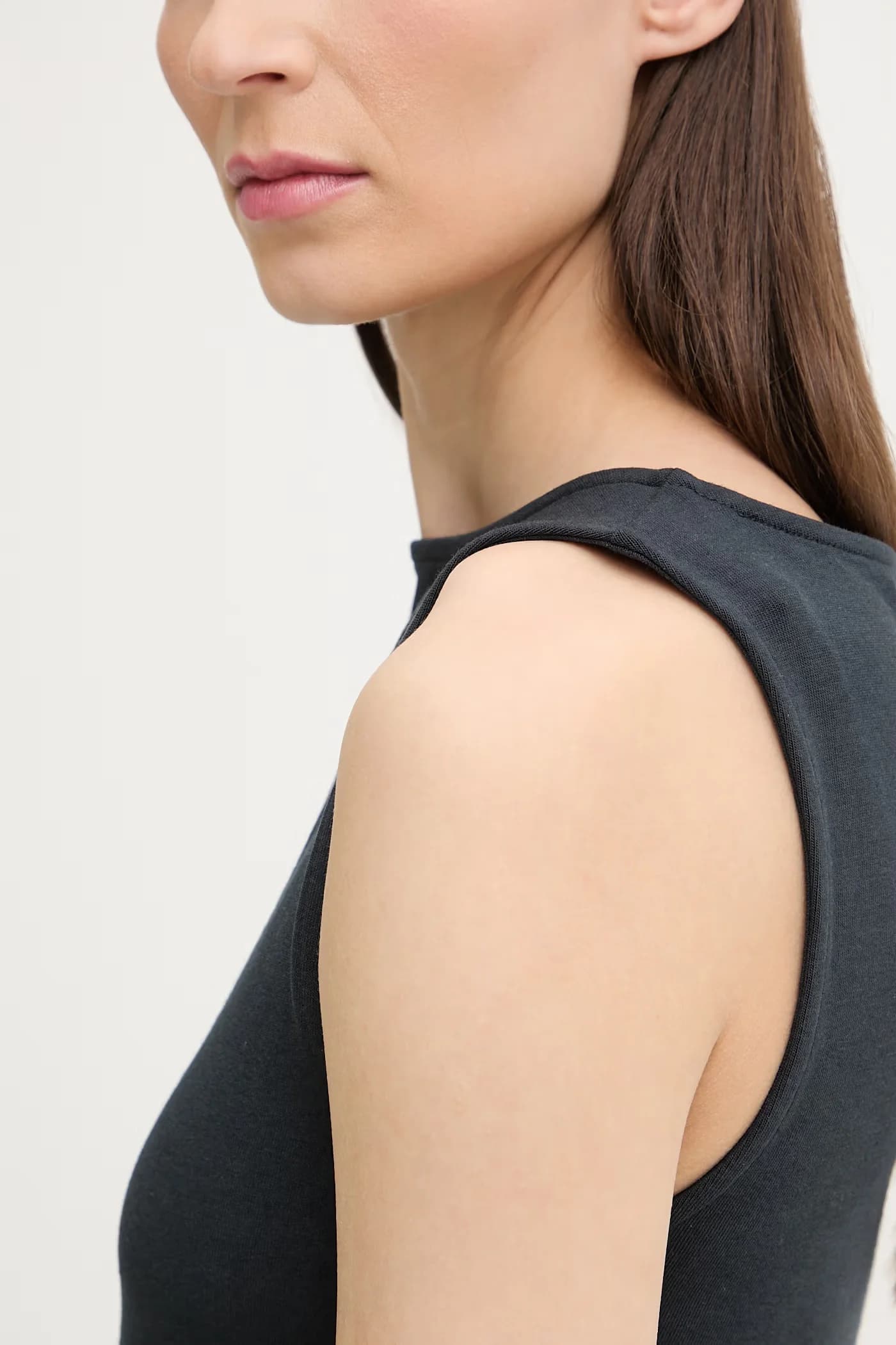 Женский хлопковый топ SL BOATNECK - фото 5
