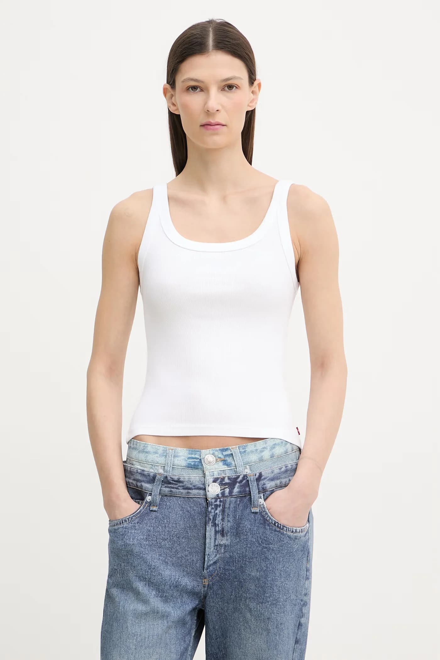 Женский топ ESSENTIAL RIBBED TANK - фото 1