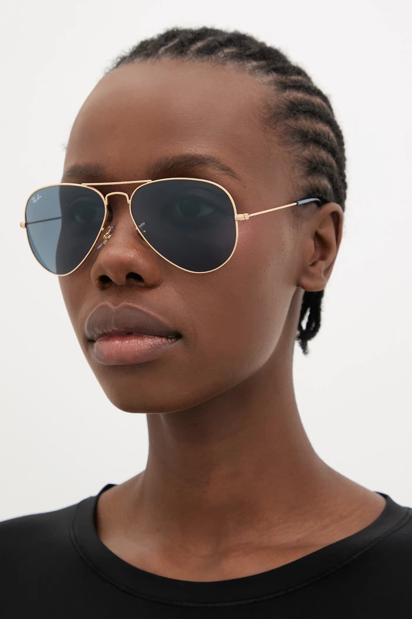 Солнцезащитные очки AVIATOR БОЛЬШИЕ МЕТАЛЛИЧЕСКИЕ - фото 2