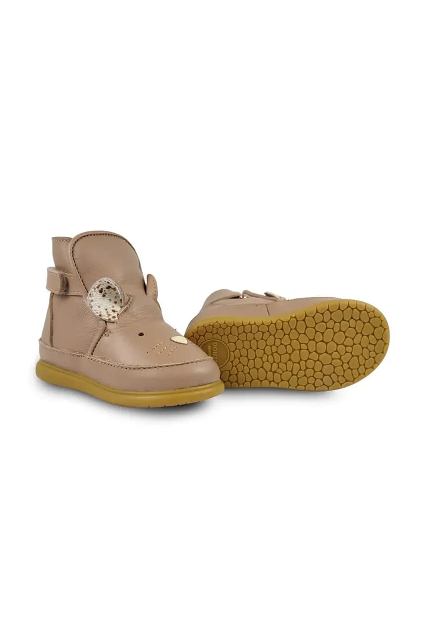 Dubu Exclusive Shoes Детская кожаная обувь Mouse Mouse - фото 1