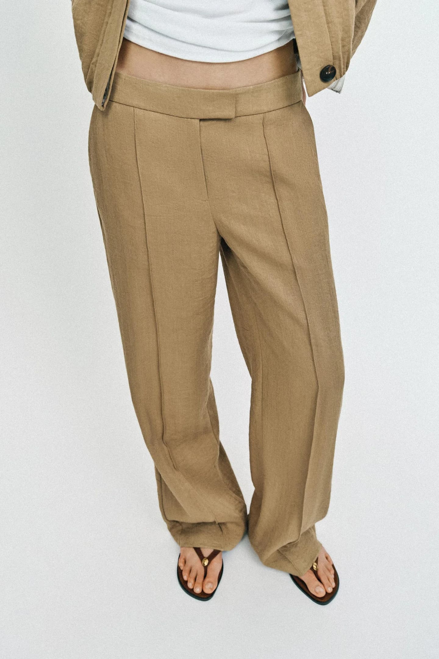 БРЮКИ ПРЯМОГО КРАЯ С КРАЯ - фото 2