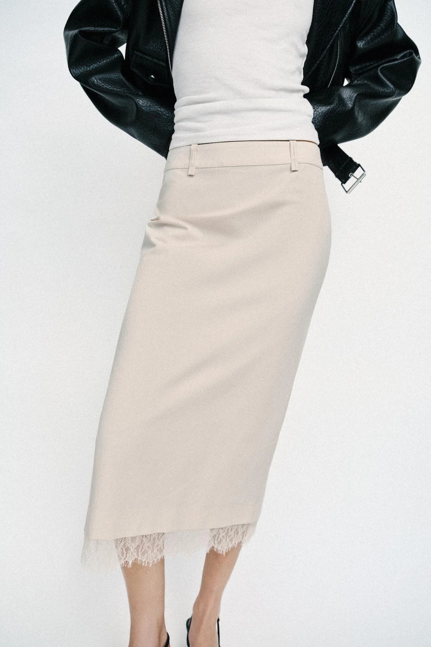 КРУЖЕВНАЯ ЮБКА МИДИ