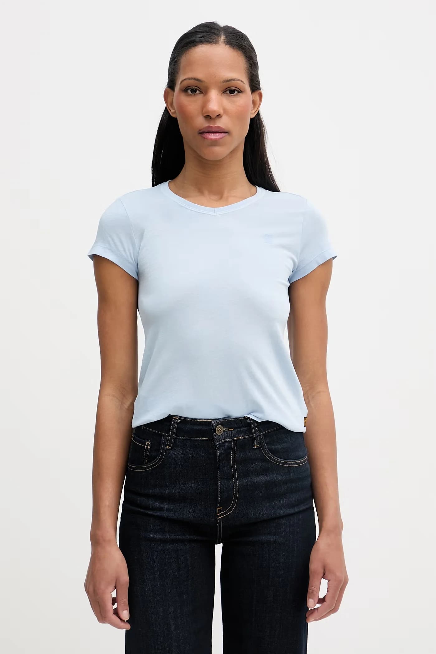 Женская хлопковая футболка Overdyed eyben slim v t 2.0 - фото 1