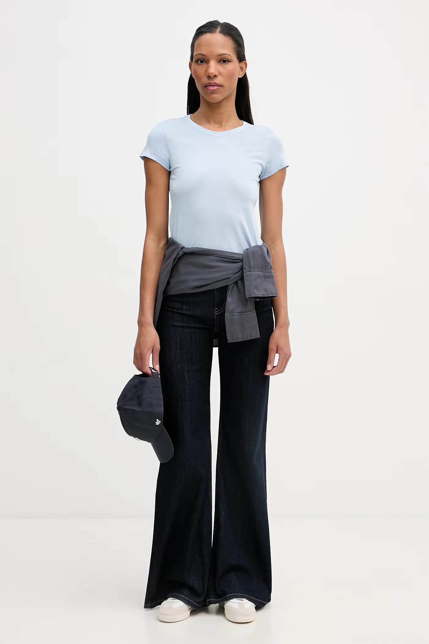 Женская хлопковая футболка Overdyed eyben slim v t 2.0 - фото 2