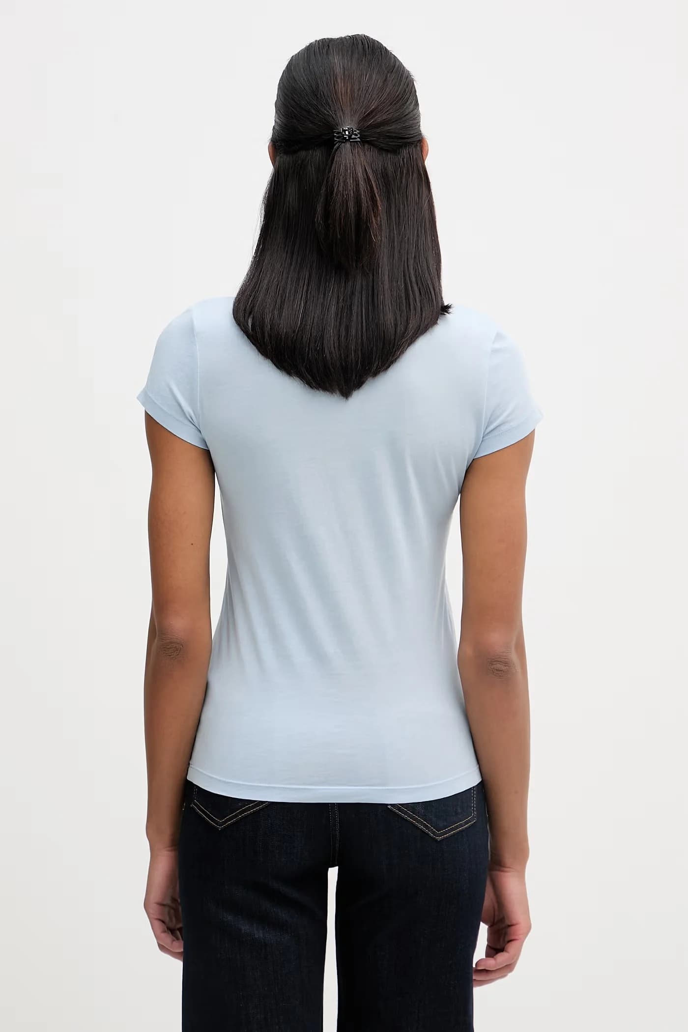 Женская хлопковая футболка Overdyed eyben slim v t 2.0 - фото 3